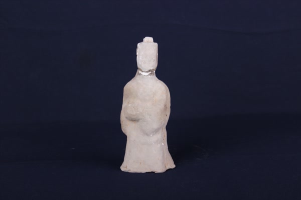 汉灰陶侍俑