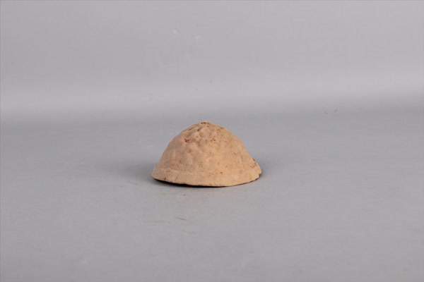东汉红陶博山炉盖