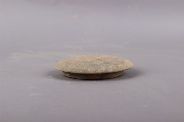 汉灰陶器盖