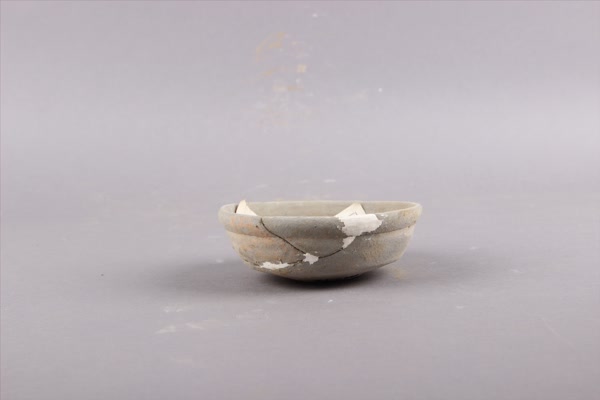 汉灰陶钵