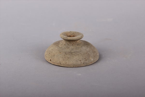 汉灰陶器盖