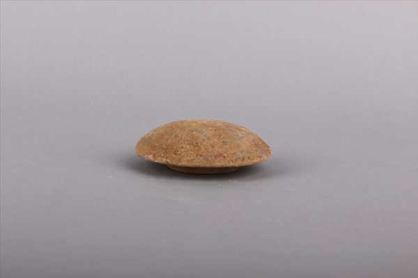 汉灰陶器盖