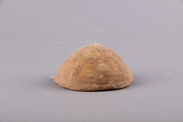 东汉红陶器盖