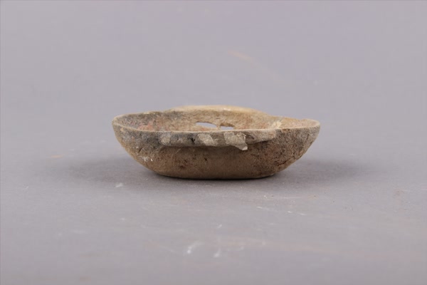 东汉灰陶耳杯