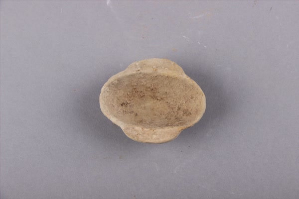 东汉灰陶耳杯
