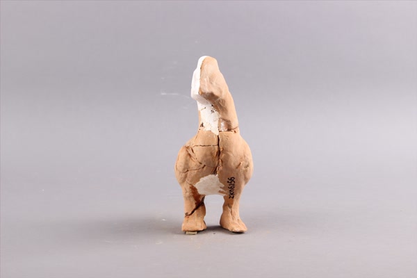 东汉红陶公鸡