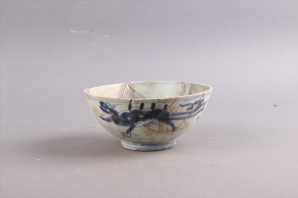 明龙纹青花瓷碗
