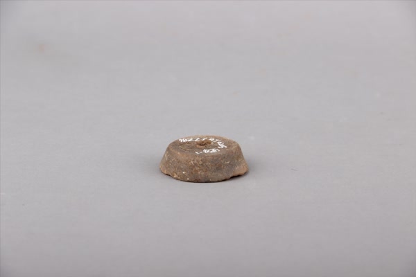 商灰陶纺轮