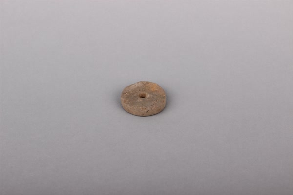 东周灰陶纺轮