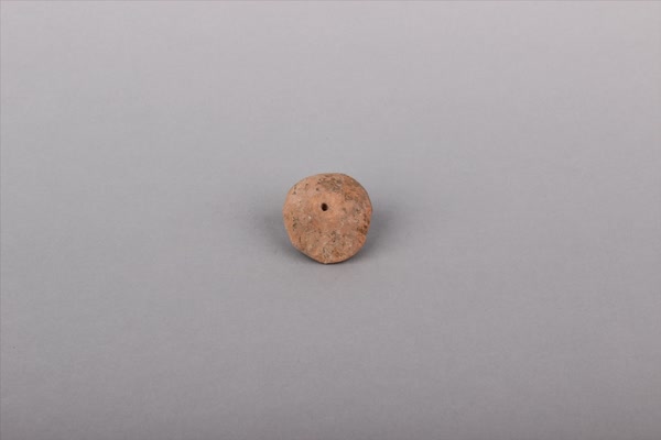 西周红陶纺轮
