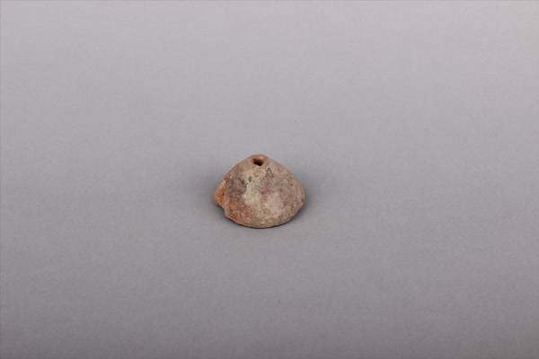 汉红褐陶纺轮