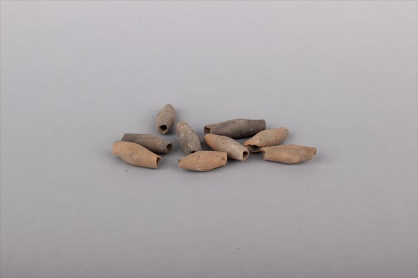 汉灰陶网坠