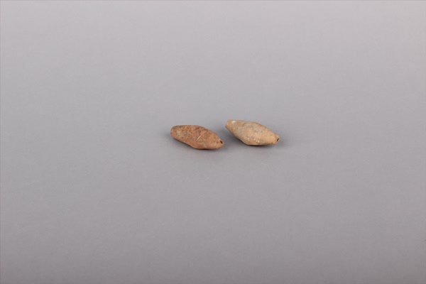 东周褐陶网坠