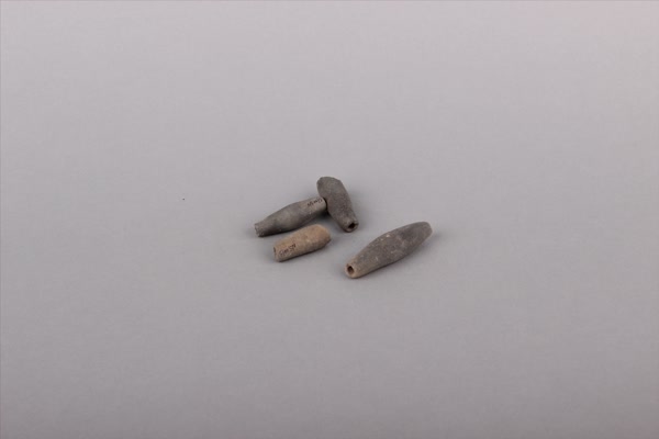 汉灰陶网坠