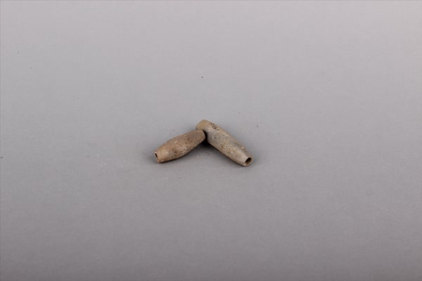 汉灰陶网坠