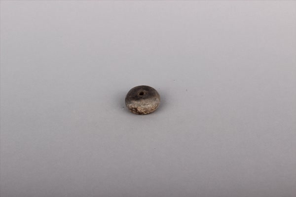 商灰黑陶纺轮