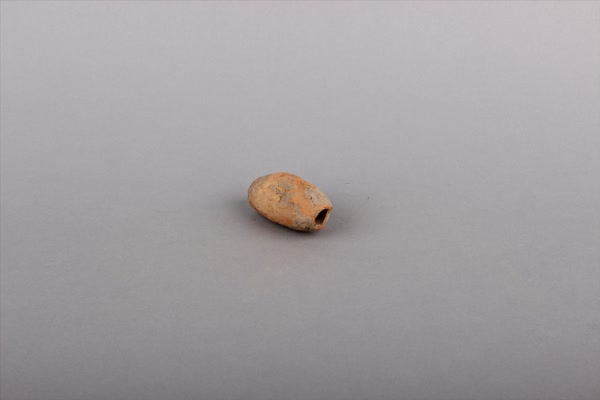 汉红陶网坠