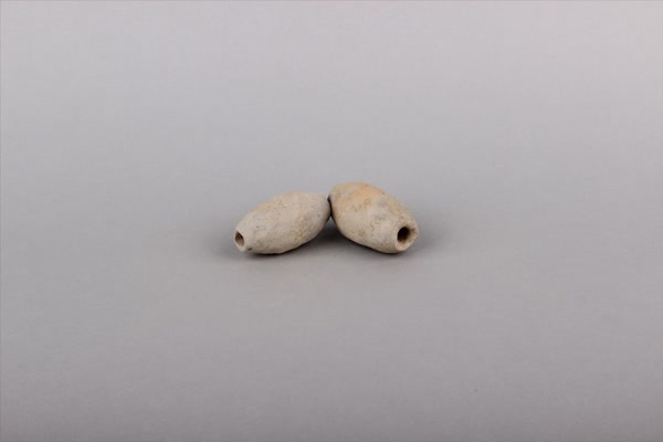 汉灰陶网坠