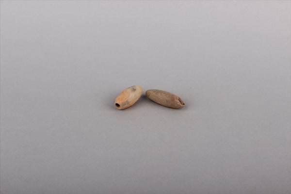 汉灰褐陶网坠