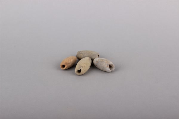 汉灰陶网坠