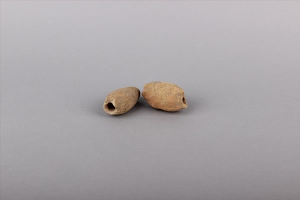 汉灰陶网坠