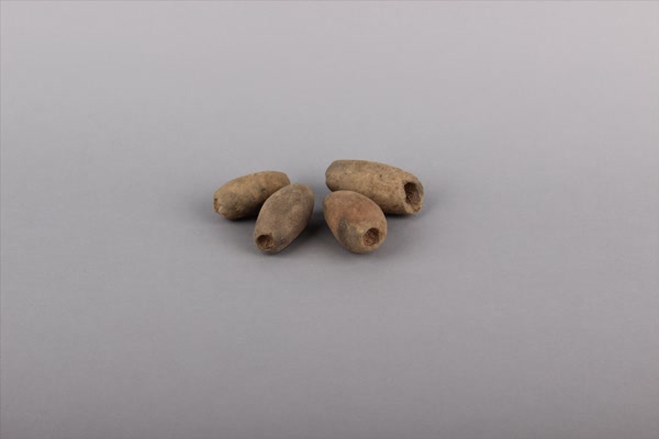 汉灰陶网坠
