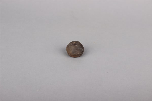 东周灰黑陶纺轮